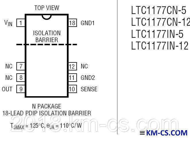 Мікросхема драйвер (контролер) LTC1177CN-12 (Linear Technology)
