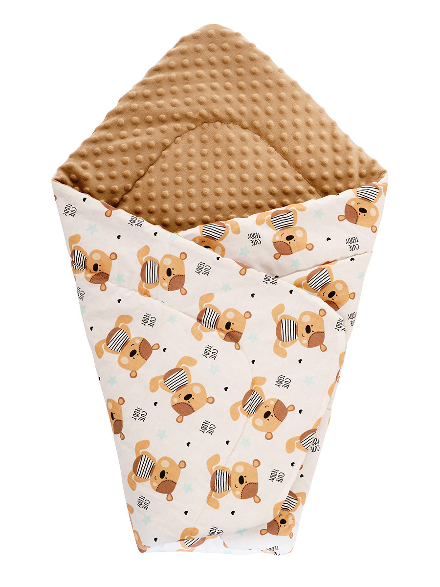 Дитячий плюшевий плед Minky Kids 75х85 капучино (213145-2) DOTINEM Україна, фото 1