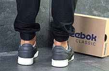 Чоловічі шкіряні кросівки Reebok Workout Classic,сірі,44р, фото 3