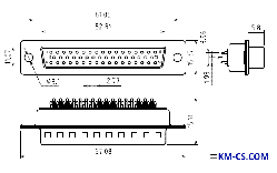 Роз'єм D-Sub DB-50M