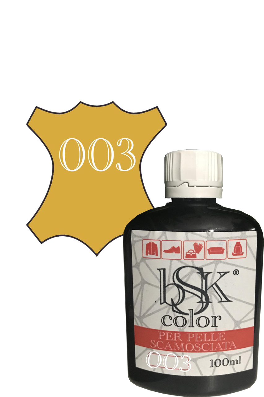 Фарба для шкіри колір карамель bsk-color 100 мл