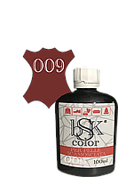 Фарба для шкіри колір бордовий bsk-color 100 мл