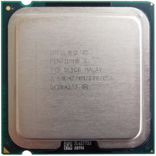 Процессор Intel Pentium D 945, 2 ядра, 3.4ГГц, LGA 775 - фото 1 - id-p1108044786