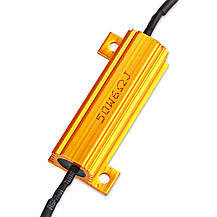 Навантажувальні резистори для світлодіодних LED ламп ксенону, CANBUS обманки 6 Om потужністю 25W, фото 2