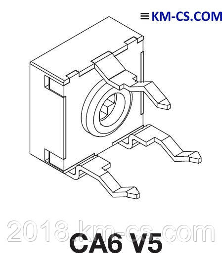 Підлаштування Резистор (Trimmer) CA6VK025