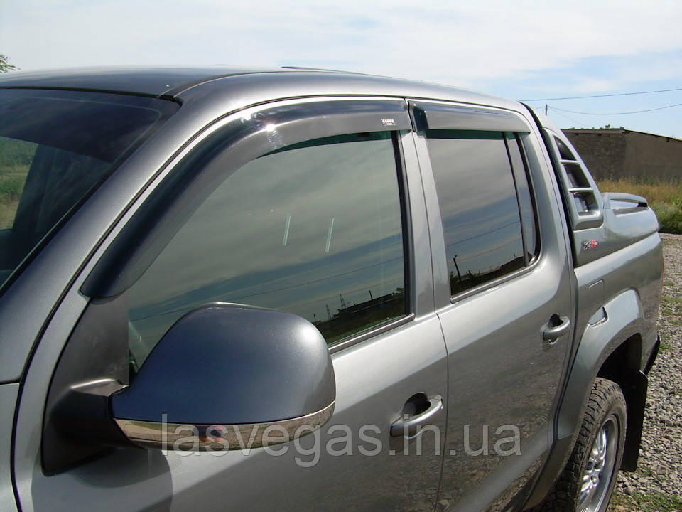 Вітровики, дефлектори вікон Volkswagen Amarok 2010- (HIC/Тайвань), фото 1