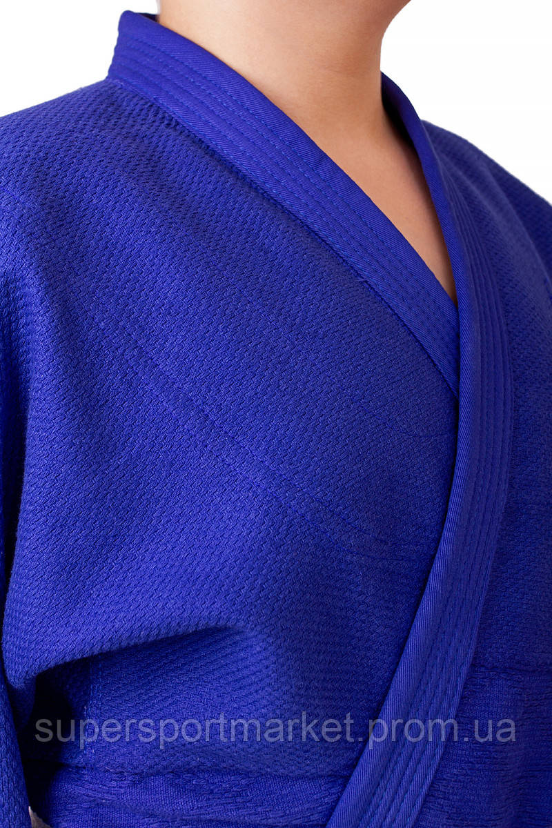 Кимоно для дзюдо джиу джитсу айкидо синее Matsa - 190см - фото 4 - id-p691925655