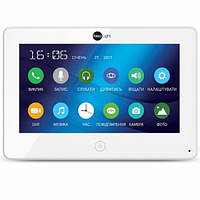 Кольоровий відеодомофон NeoLight ALPHA HD з 7 дюймовим екраном Білий