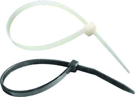 Кабельний Хомут Хс 8mm х 450mm (100шт.) пластиковий білий Electro, фото 3