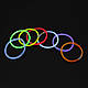 Неонові палички браслети 100 шт, світлові браслети для вечірок, свят, дітей, фото 6