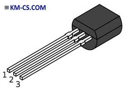 Транзистор біполярний pnp BC640BU (Fairchild)