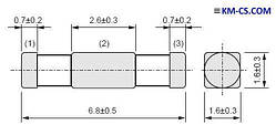 Фільтр радіоперешкод NFE61PT102E1H9L (NFM61R10T102T1) (Murata Electronics)