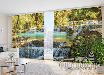 Фото Штори в зал "Водоспад каскадом 1" - Читаемо опис!