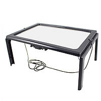 Лупа з підсвічуванням настільна A4 3X