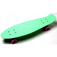 Скейт Penny Board Nickel 27 пластиковий 70х19 см Матові колеса М'ятний