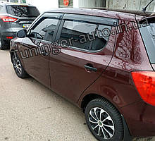 Дефлектори вікон Skoda Fabia II HB 2007- 2013 (Hic)