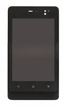 Дисплей із сенсорним екраном Sony ST27i (Xperia Go) чорний з рамкою