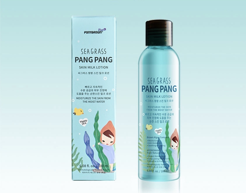 PONYBROWN SEA GRASS PANG PANG Skin Lotion зволожувальний лосьйон антиоксидант із морською водою та водоростями...