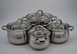Набір посуду з 8 предметів Benson BN-210
