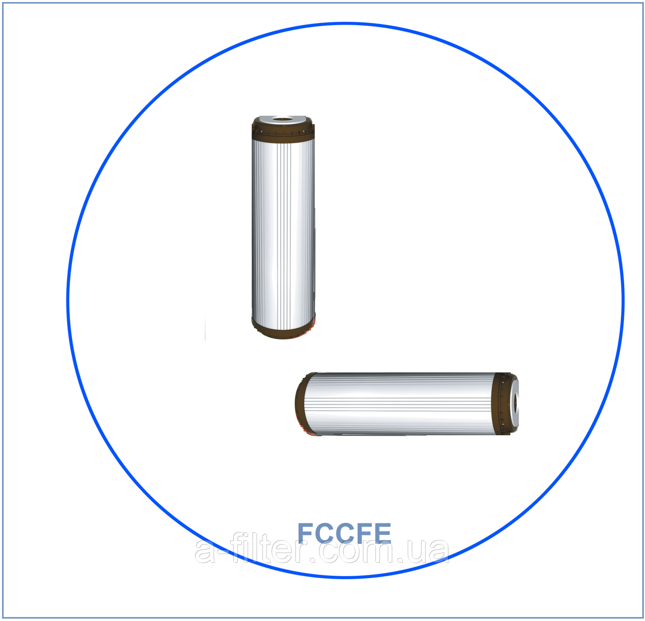Картридж FCCFE для видалення з води розчиненого заліза — 9 7/8" x 2 1/2'''., фото 1