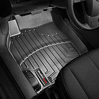 Коврики в салон Mazda 6 II (GH) (рестайлинг) 2010 - 2013 черные, Tri-Extruded (WeatherTech) - передний ряд