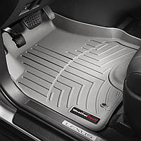 Килимки в салон Bmw X1 (X84) (задній привод) 2009 — 2014 сірі, Tri-Extruded (WeatherTech) — передній ряд