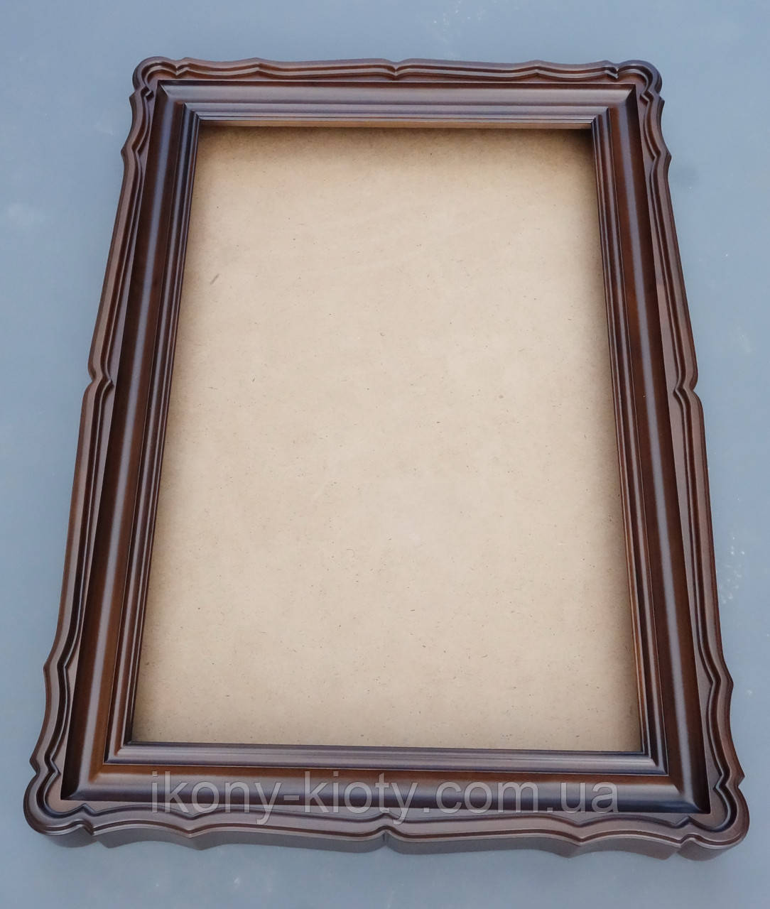 Кіот фігурний з вільхи з дерев'яним багетом., фото 1