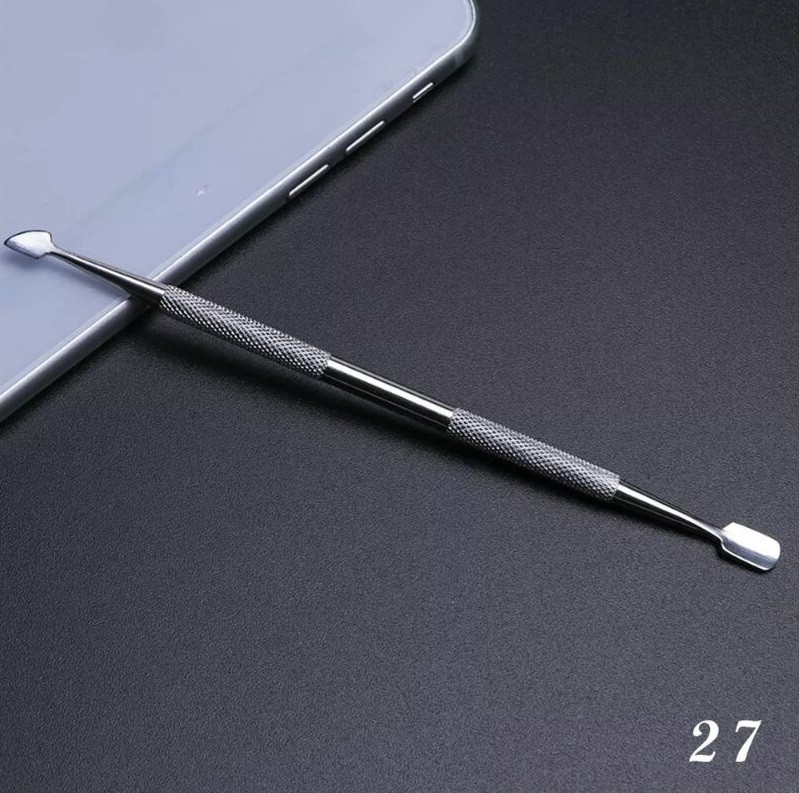 Лопатка пушер для ногтей двухсторонняя 2в1 М27