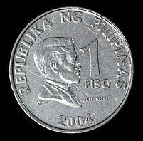 Монета Філіппін 1 песо 2004 р.