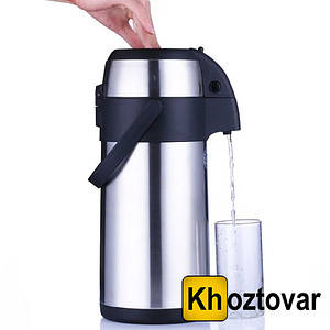 Термос із помпою Crownberg Vacuum Flask CB 3L