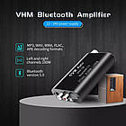 Підсилювач  VHM338 TPA3116 100W X2 Bluetooth 5.0 AUX USB плеєр MINI Бездротовий аудіо 2.0 Стерео 12-24в