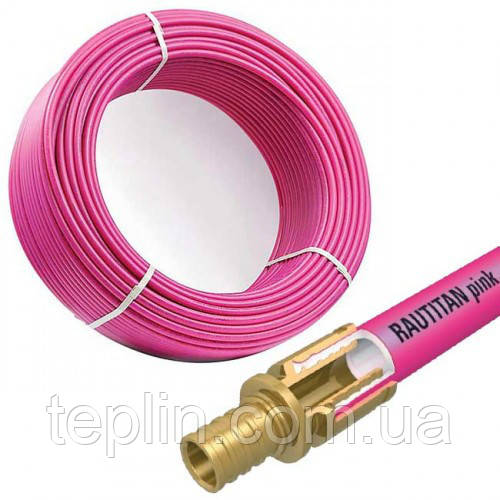 Труба для теплої підлоги Rehau RAUTITAN Pink РЕ-Ха 25×3,5