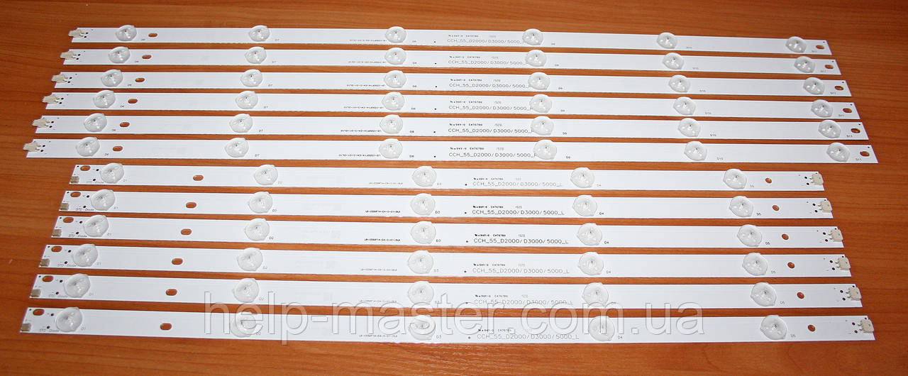 Комплект планок CCH_55_D2000/D3000/D5000/L/R, фото 1
