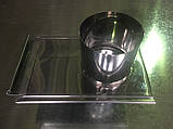 Шибер неіржавіюча сталь 0,5 мм, діаметр 160 мм димохід, вентиляція, фото 7
