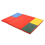 Гімнастичний мат складний Мат доміно 120х160х4 см, фото 5