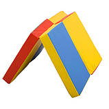 Гімнастичний мат складний Мат пятнашка 120х80х8 см, фото 3