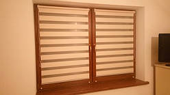 Рулонні штори день-ніч. Тканинні ролети