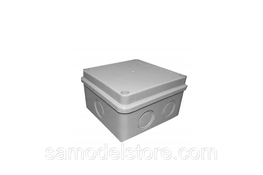 Короб монтажний 120х80х55 IP55 сірий гладкий