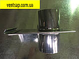 Шибер неіржавіюча сталь 0,5 мм, діаметр 130 мм димохід , вентиляція, фото 6