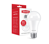 LED лампа MAXUS A60 12W 4100K 220V E27 (1-LED-778)