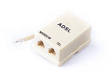 Спліттер ADSL 0233 з телефонним кабелем 0,2 метра
