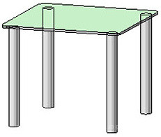 Журнальний кофейний столик зі скла у вітальню СТ-200 Антонік, фото 1