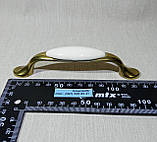 Меблева ручка  кераміка UP19- 0096-G00AB MLK-0, фото 5