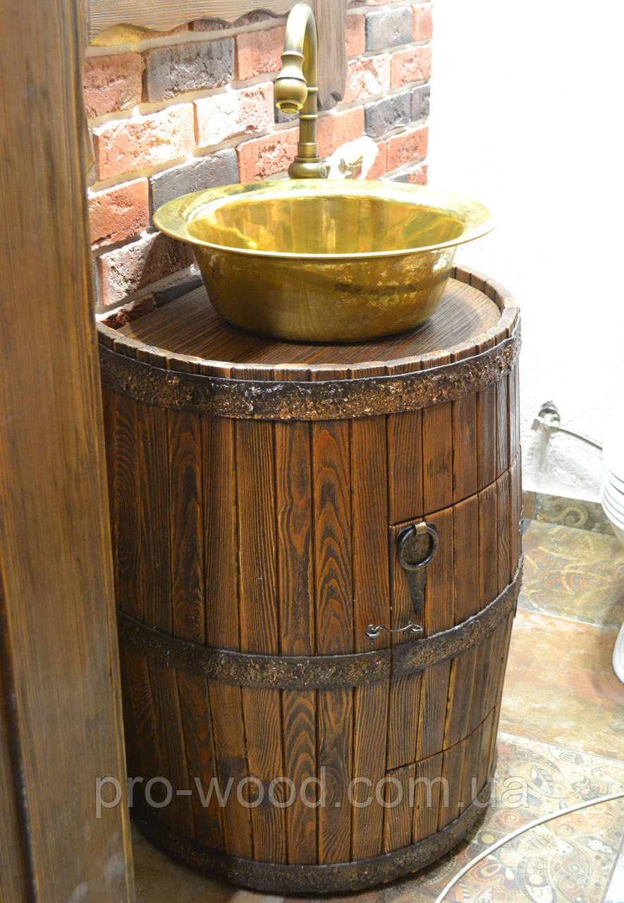 Тумба під умивальник декоративна бочка, фото 1