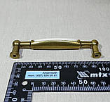 Меблева ручка  кераміка Gamet UP21- 0096-G00AB MLK-0, фото 8