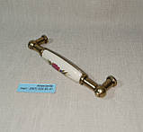 Меблева ручка  кераміка Standard UP21- 0096-G00AB MLK-6, фото 2