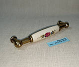 Меблева ручка  кераміка Standard UP21- 0096-G00AB MLK-6, фото 4