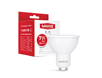 Лампа светодиодная MAXUS 1-LED-720 MR16 7W 4100K 220V GU10