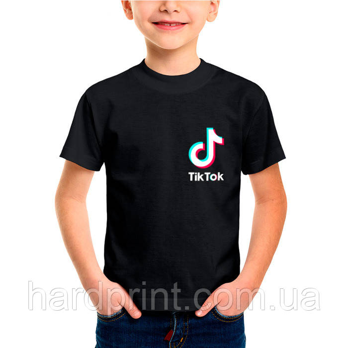 Дитяча футболка. Футболка для хлопчика Тік ТОк. Tik Tok