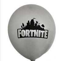 Надувний кулька повітряний Fortnite сірий